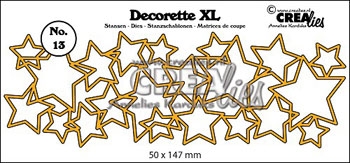 CREAlies Die  Stjerner Decorette XL